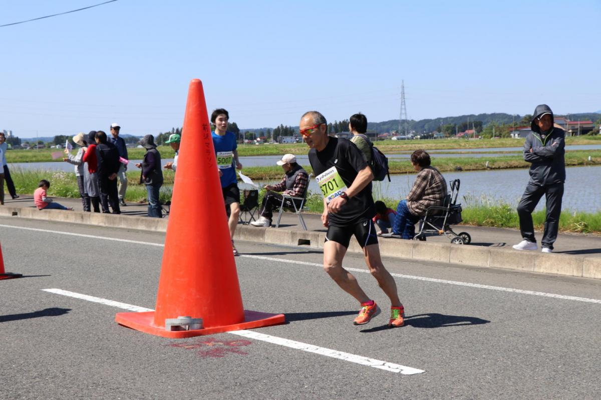 いわて奥州きらめきマラソン2018 フルマラソン5・37.5km給水/10km折り返し 2018/05/20