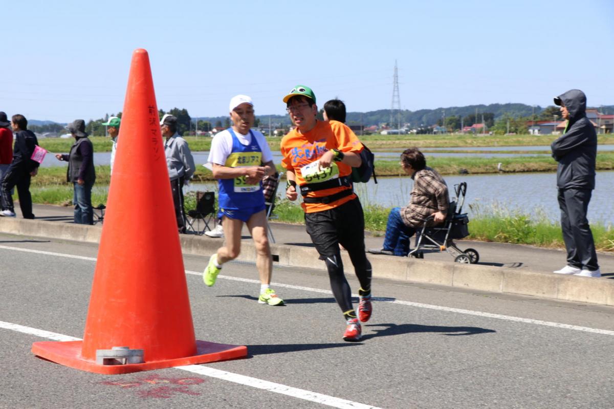 いわて奥州きらめきマラソン2018 フルマラソン5・37.5km給水/10km折り返し 2018/05/20