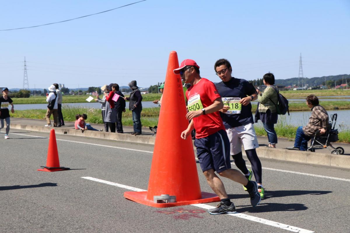 いわて奥州きらめきマラソン2018 フルマラソン5・37.5km給水/10km折り返し 2018/05/20