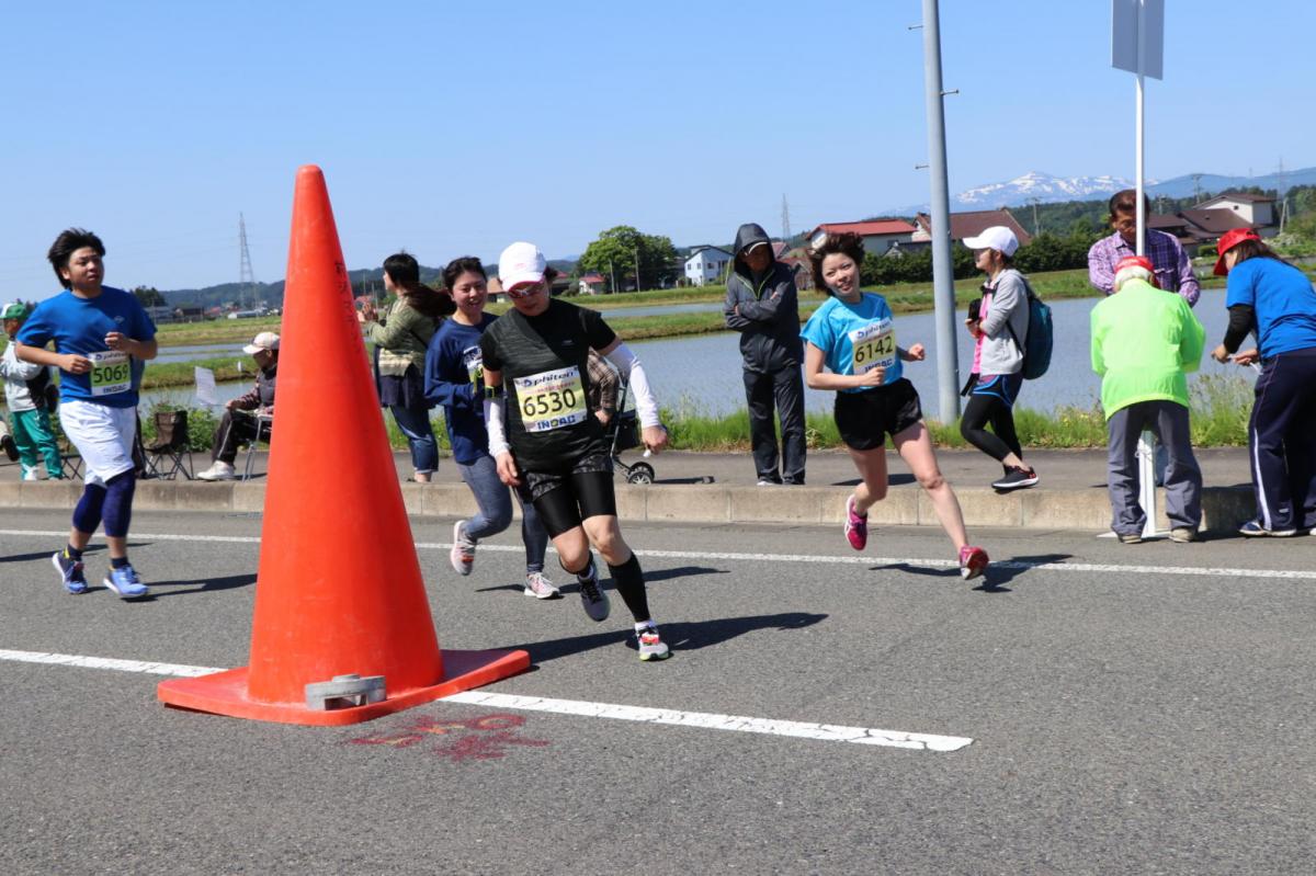 いわて奥州きらめきマラソン2018 フルマラソン5・37.5km給水/10km折り返し 2018/05/20