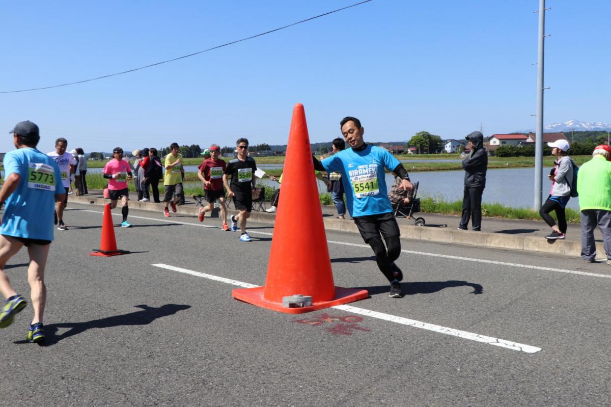 いわて奥州きらめきマラソン2018 フルマラソン5・37.5km給水/10km折り返し 2018/05/20
