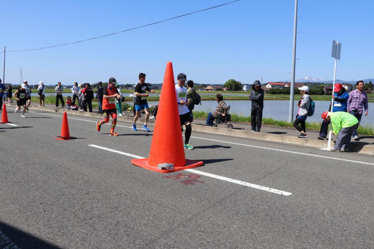 いわて奥州きらめきマラソン2018 フルマラソン5・37.5km給水/10km折り返し 2018/05/20