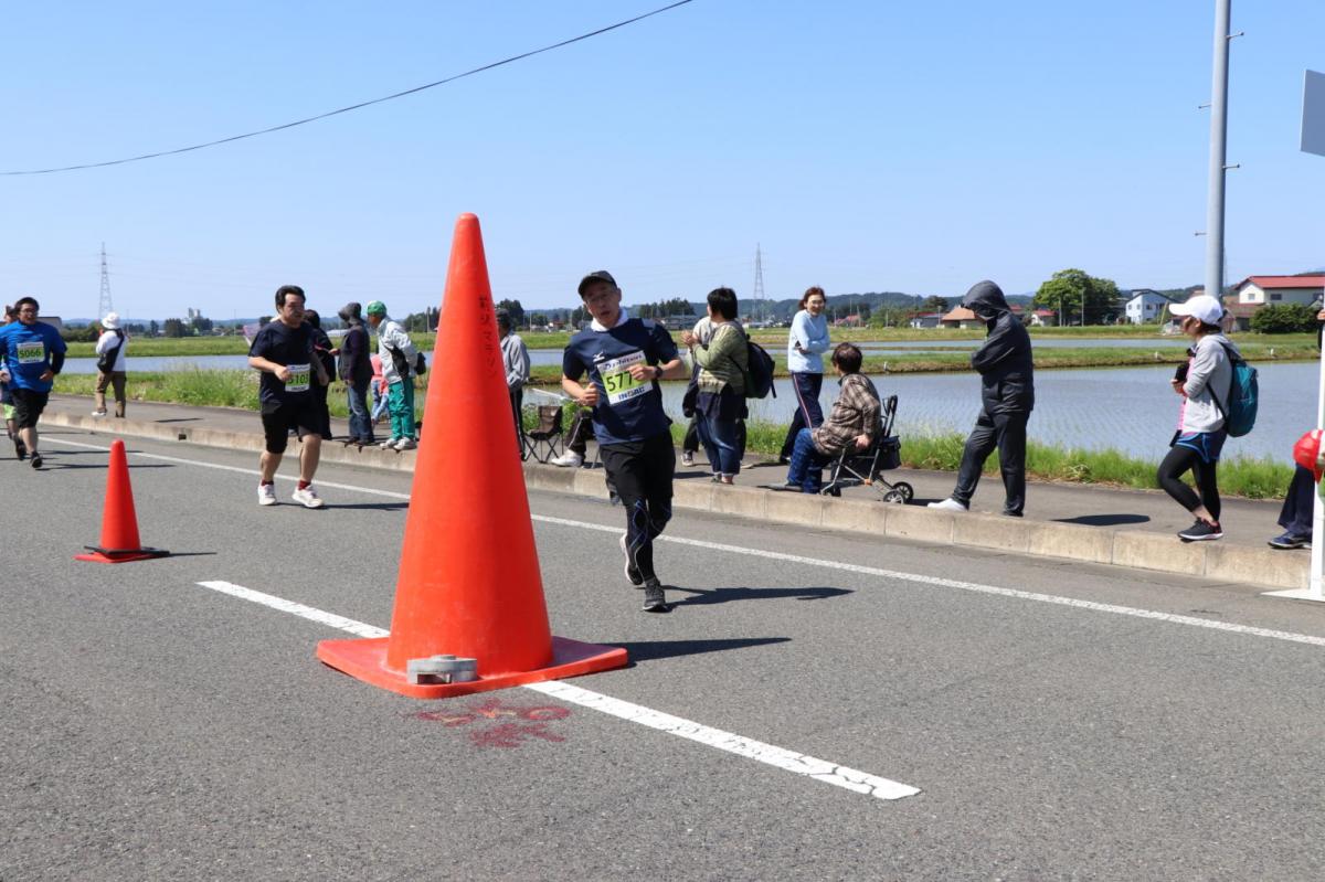 いわて奥州きらめきマラソン2018 フルマラソン5・37.5km給水/10km折り返し 2018/05/20