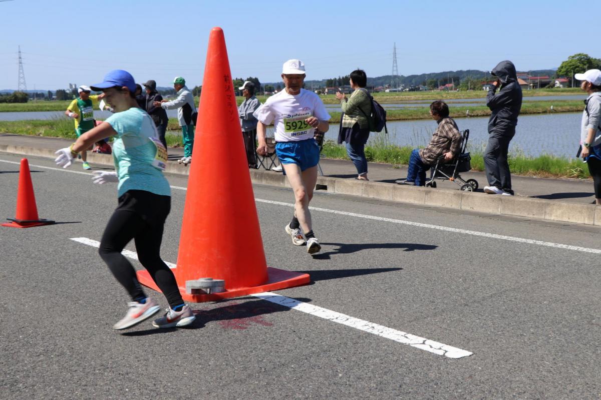 いわて奥州きらめきマラソン2018 フルマラソン5・37.5km給水/10km折り返し 2018/05/20