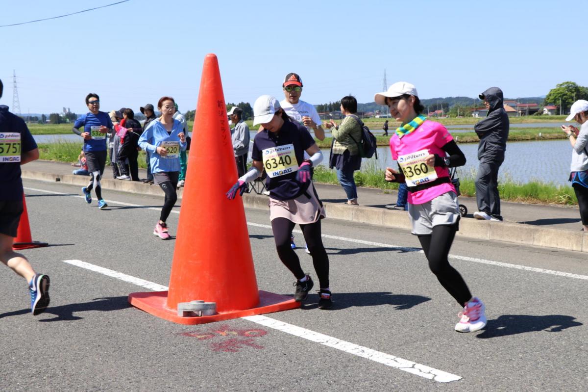 いわて奥州きらめきマラソン2018 フルマラソン5・37.5km給水/10km折り返し 2018/05/20