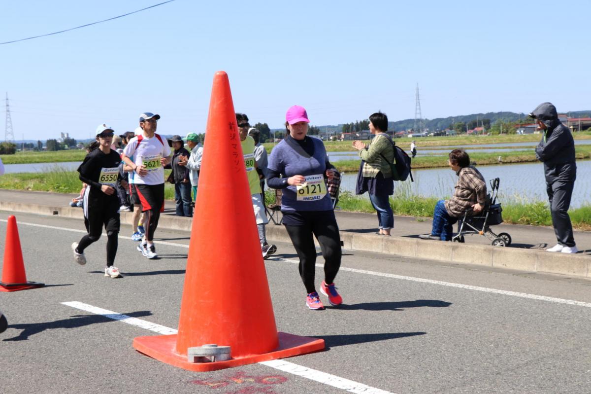 いわて奥州きらめきマラソン2018 フルマラソン5・37.5km給水/10km折り返し 2018/05/20