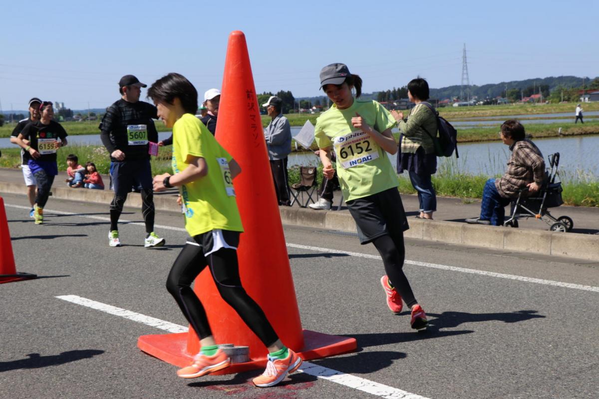 いわて奥州きらめきマラソン2018 フルマラソン5・37.5km給水/10km折り返し 2018/05/20