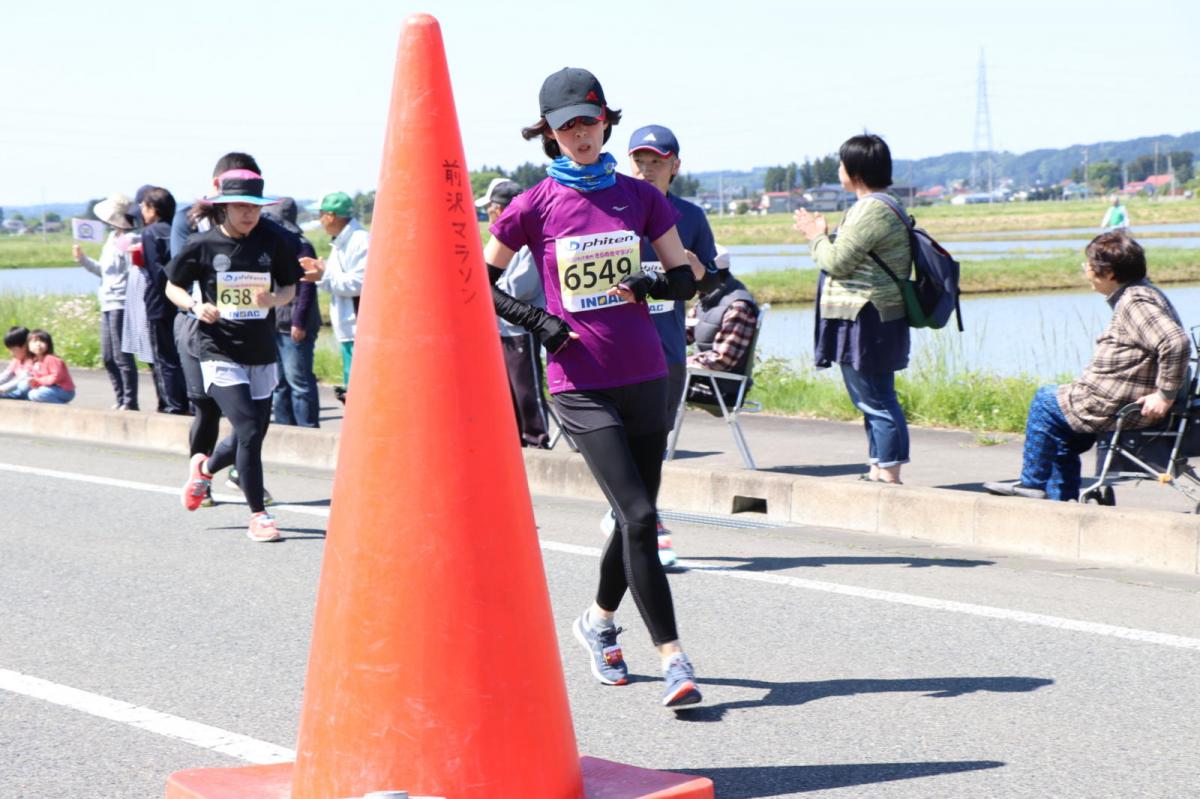 いわて奥州きらめきマラソン2018 フルマラソン5・37.5km給水/10km折り返し 2018/05/20