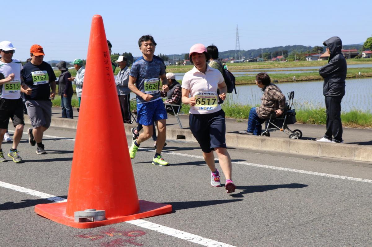 いわて奥州きらめきマラソン2018 フルマラソン5・37.5km給水/10km折り返し 2018/05/20