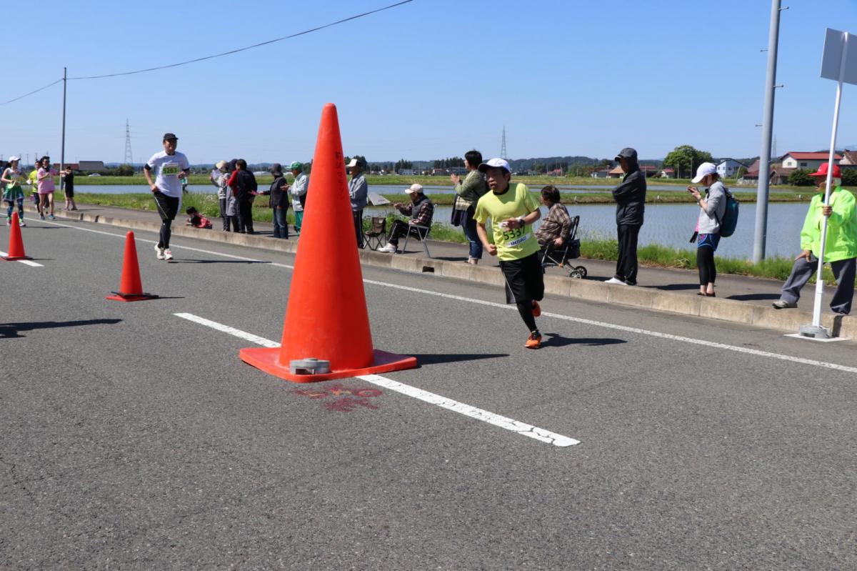 いわて奥州きらめきマラソン2018 フルマラソン5・37.5km給水/10km折り返し 2018/05/20