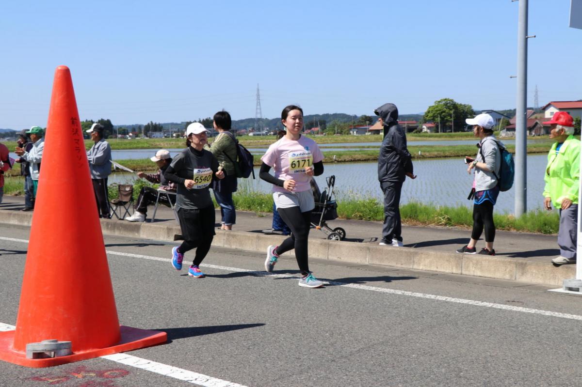 いわて奥州きらめきマラソン2018 フルマラソン5・37.5km給水/10km折り返し 2018/05/20