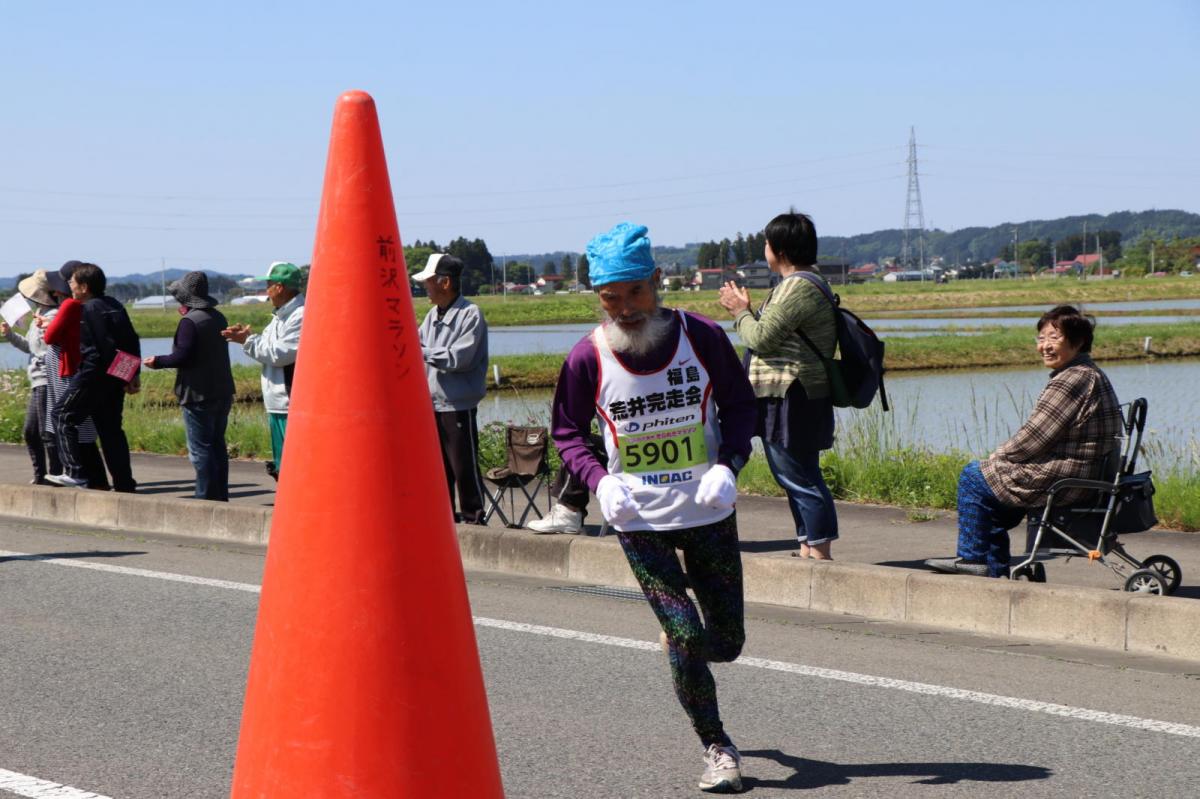 いわて奥州きらめきマラソン2018 フルマラソン5・37.5km給水/10km折り返し 2018/05/20
