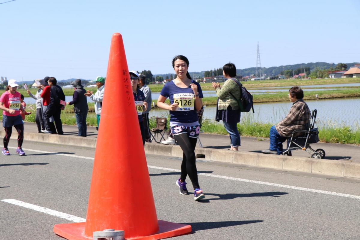 いわて奥州きらめきマラソン2018 フルマラソン5・37.5km給水/10km折り返し 2018/05/20