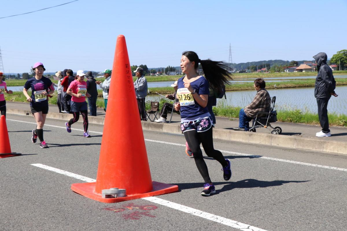 いわて奥州きらめきマラソン2018 フルマラソン5・37.5km給水/10km折り返し 2018/05/20