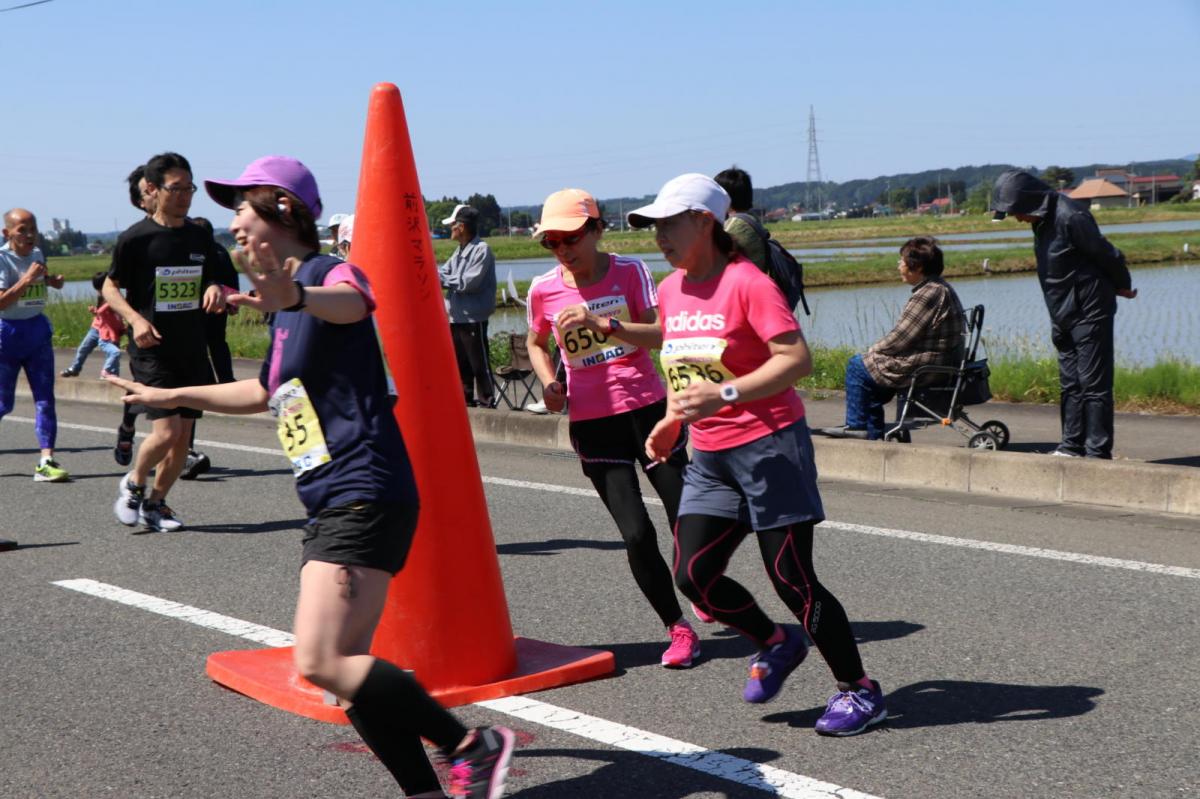 いわて奥州きらめきマラソン2018 フルマラソン5・37.5km給水/10km折り返し 2018/05/20