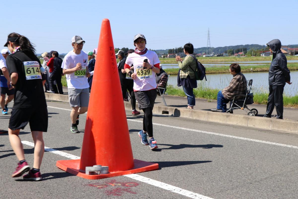 いわて奥州きらめきマラソン2018 フルマラソン5・37.5km給水/10km折り返し 2018/05/20