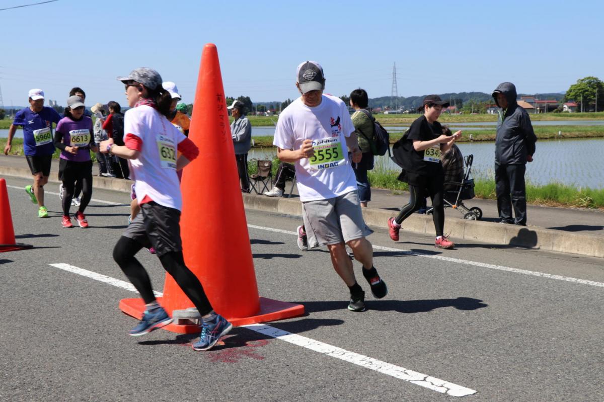 いわて奥州きらめきマラソン2018 フルマラソン5・37.5km給水/10km折り返し 2018/05/20