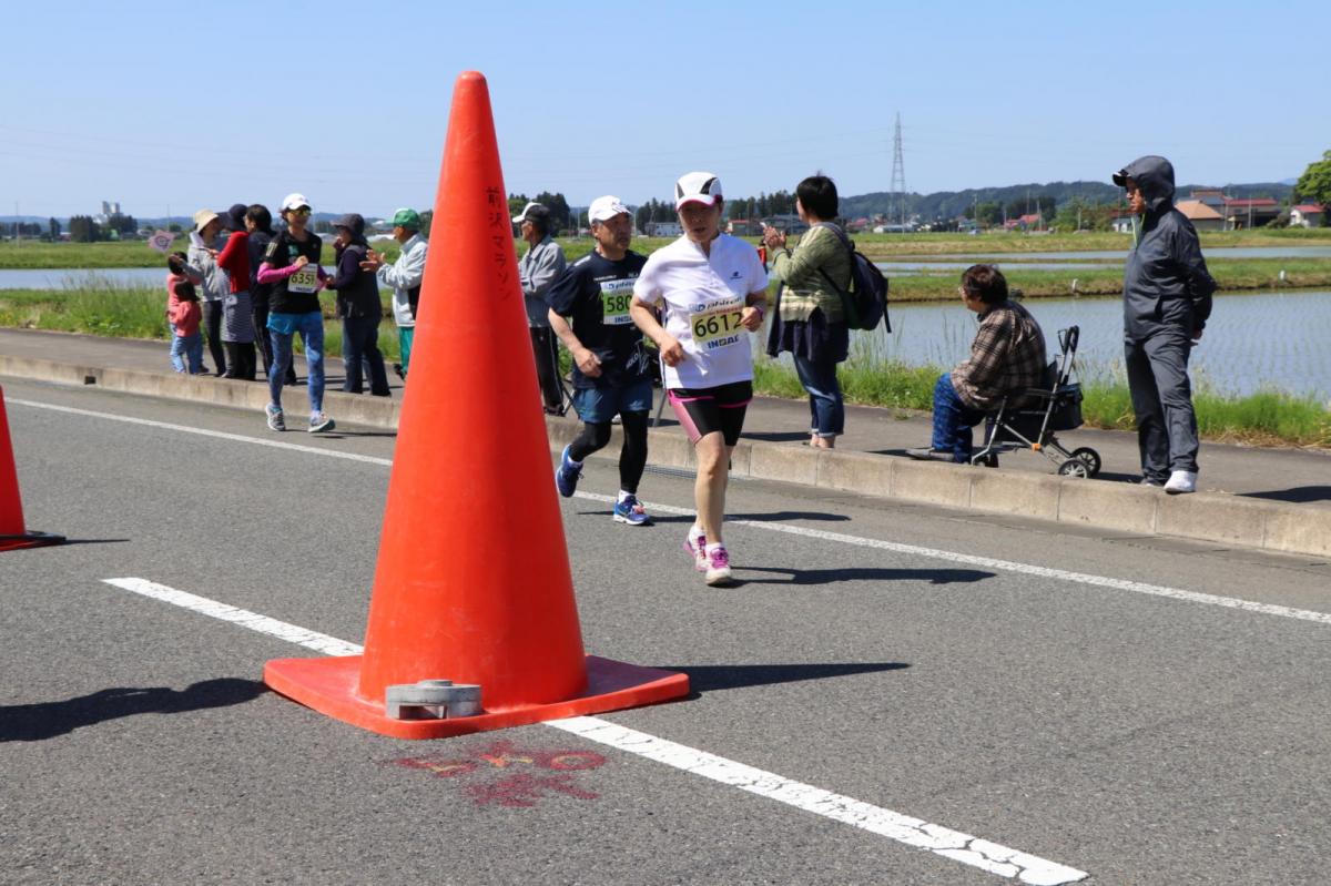 いわて奥州きらめきマラソン2018 フルマラソン5・37.5km給水/10km折り返し 2018/05/20