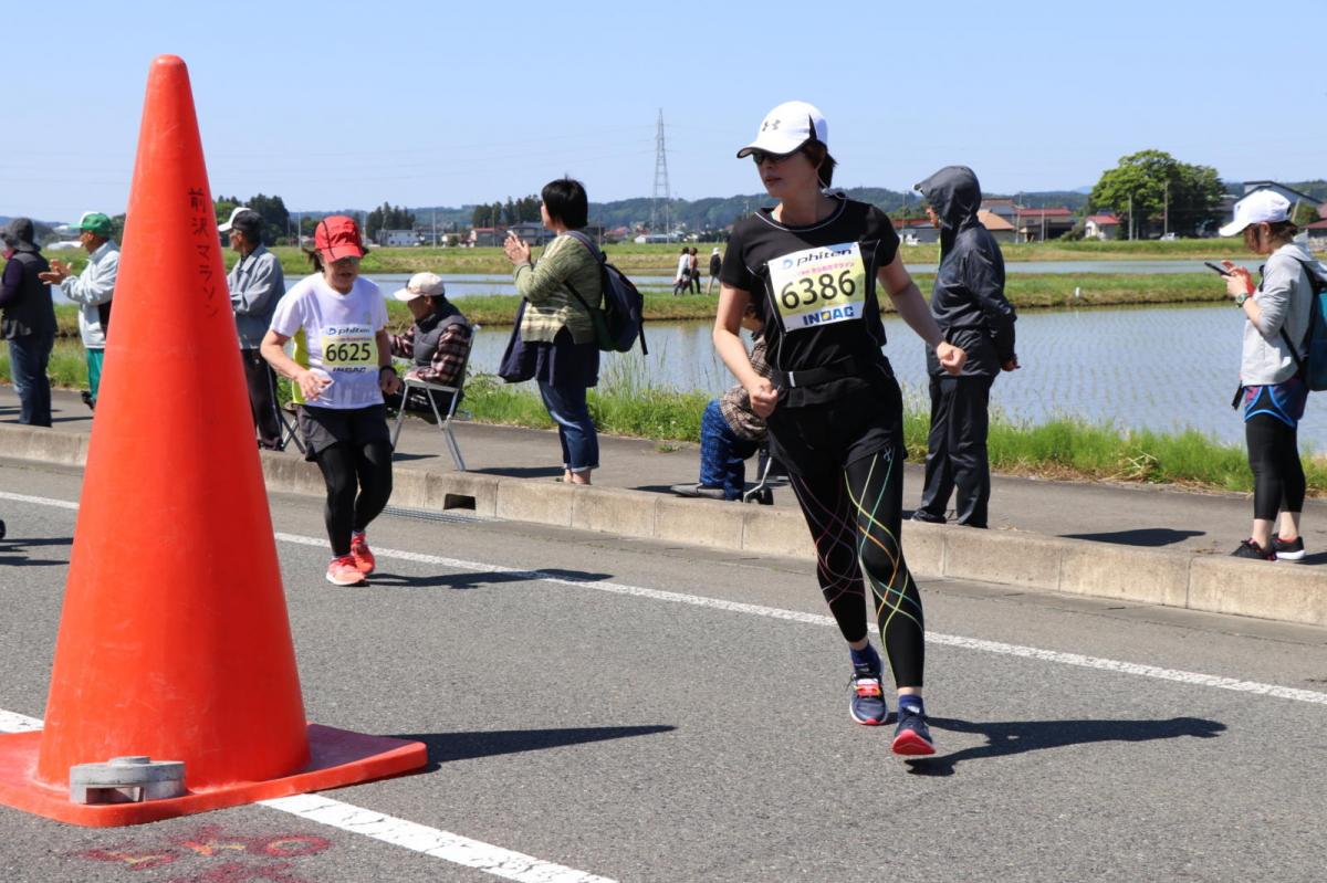 いわて奥州きらめきマラソン2018 フルマラソン5・37.5km給水/10km折り返し 2018/05/20
