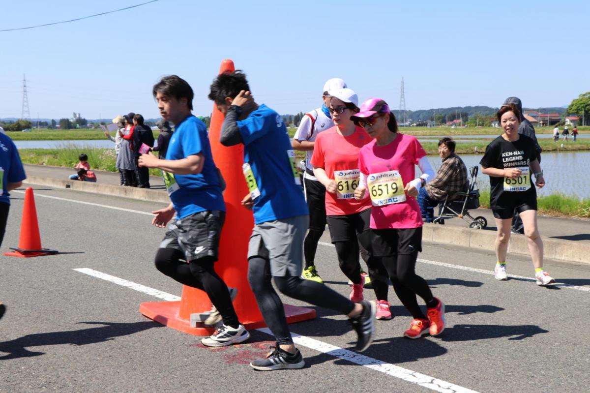 いわて奥州きらめきマラソン2018 フルマラソン5・37.5km給水/10km折り返し 2018/05/20