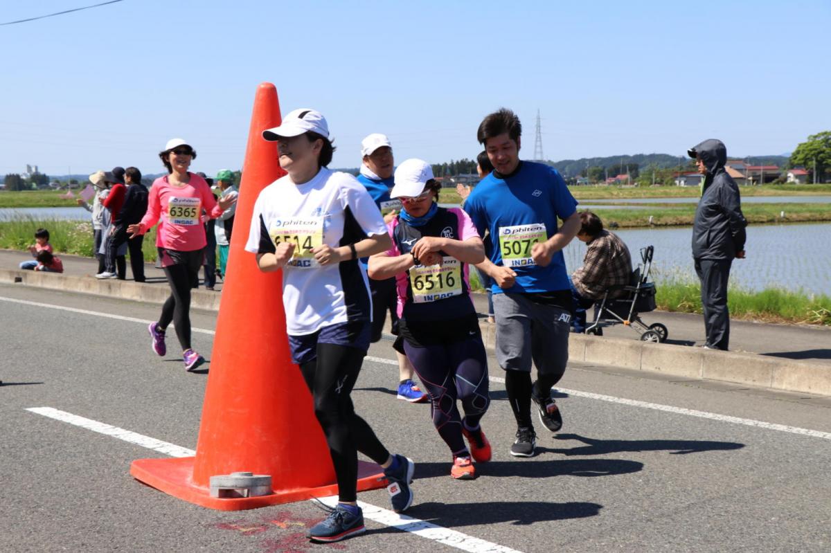 いわて奥州きらめきマラソン2018 フルマラソン5・37.5km給水/10km折り返し 2018/05/20