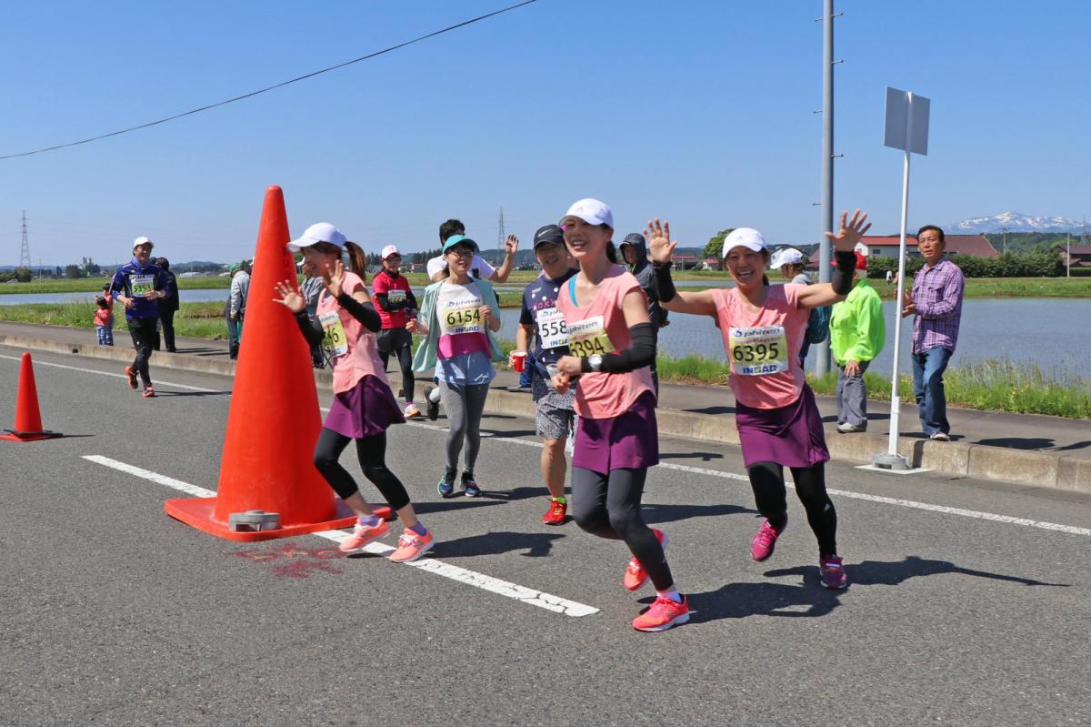 いわて奥州きらめきマラソン2018 フルマラソン5・37.5km給水/10km折り返し 2018/05/20