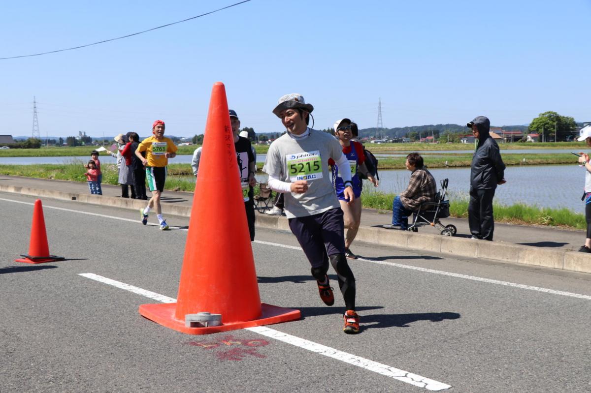 いわて奥州きらめきマラソン2018 フルマラソン5・37.5km給水/10km折り返し 2018/05/20