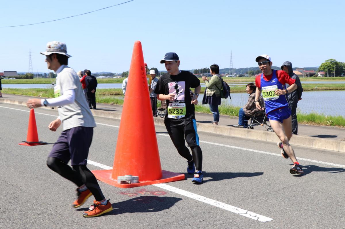 いわて奥州きらめきマラソン2018 フルマラソン5・37.5km給水/10km折り返し 2018/05/20