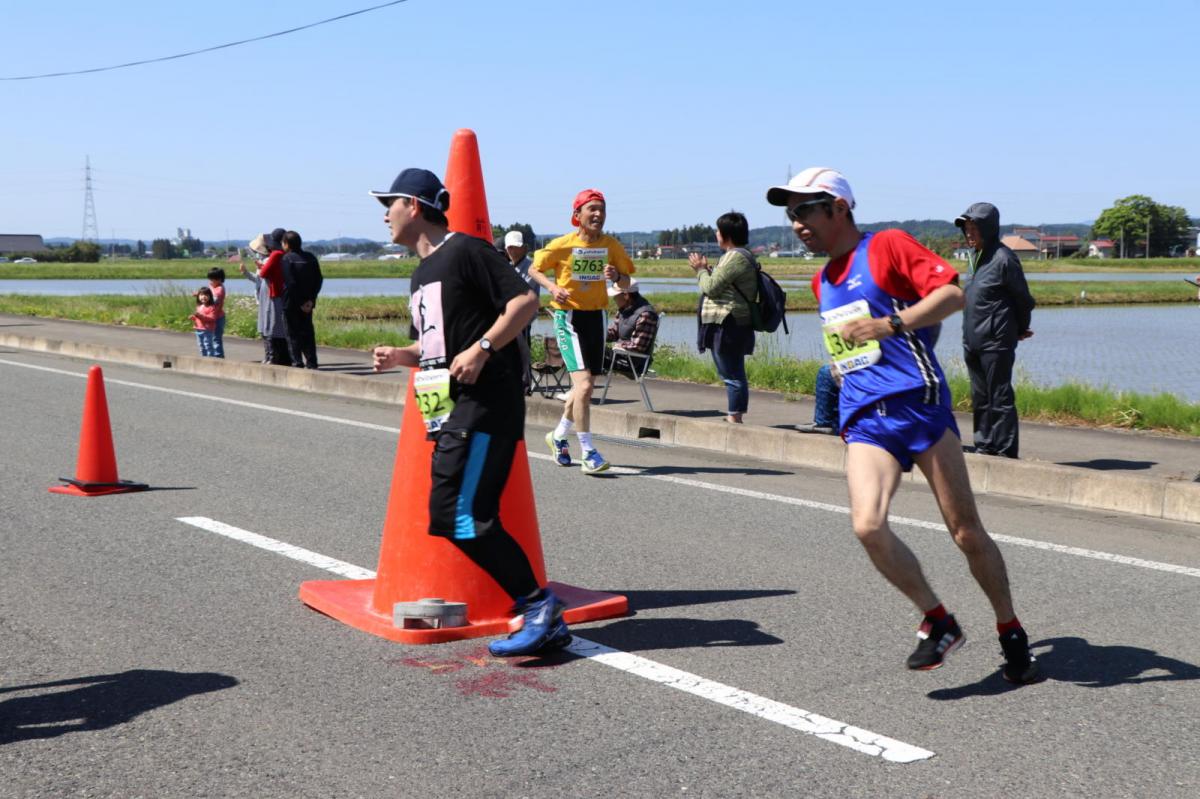 いわて奥州きらめきマラソン2018 フルマラソン5・37.5km給水/10km折り返し 2018/05/20