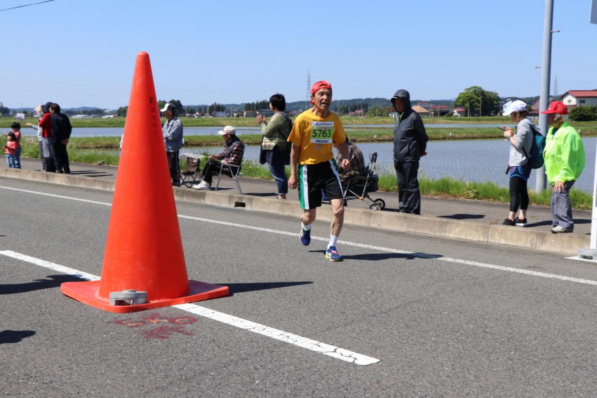 いわて奥州きらめきマラソン2018 フルマラソン5・37.5km給水/10km折り返し 2018/05/20