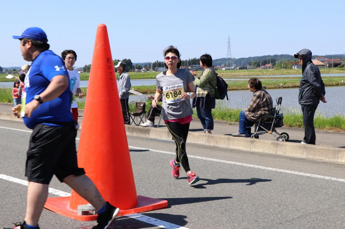 いわて奥州きらめきマラソン2018 フルマラソン5・37.5km給水/10km折り返し 2018/05/20