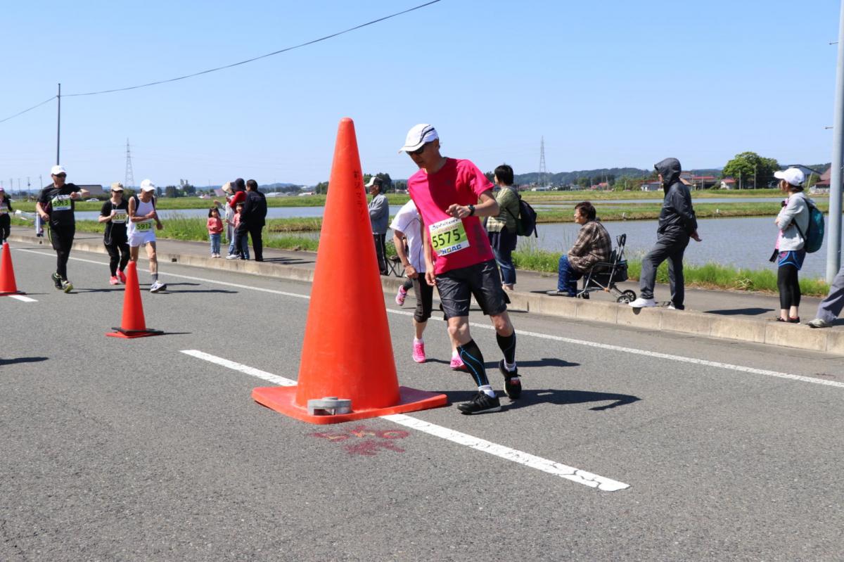 いわて奥州きらめきマラソン2018 フルマラソン5・37.5km給水/10km折り返し 2018/05/20