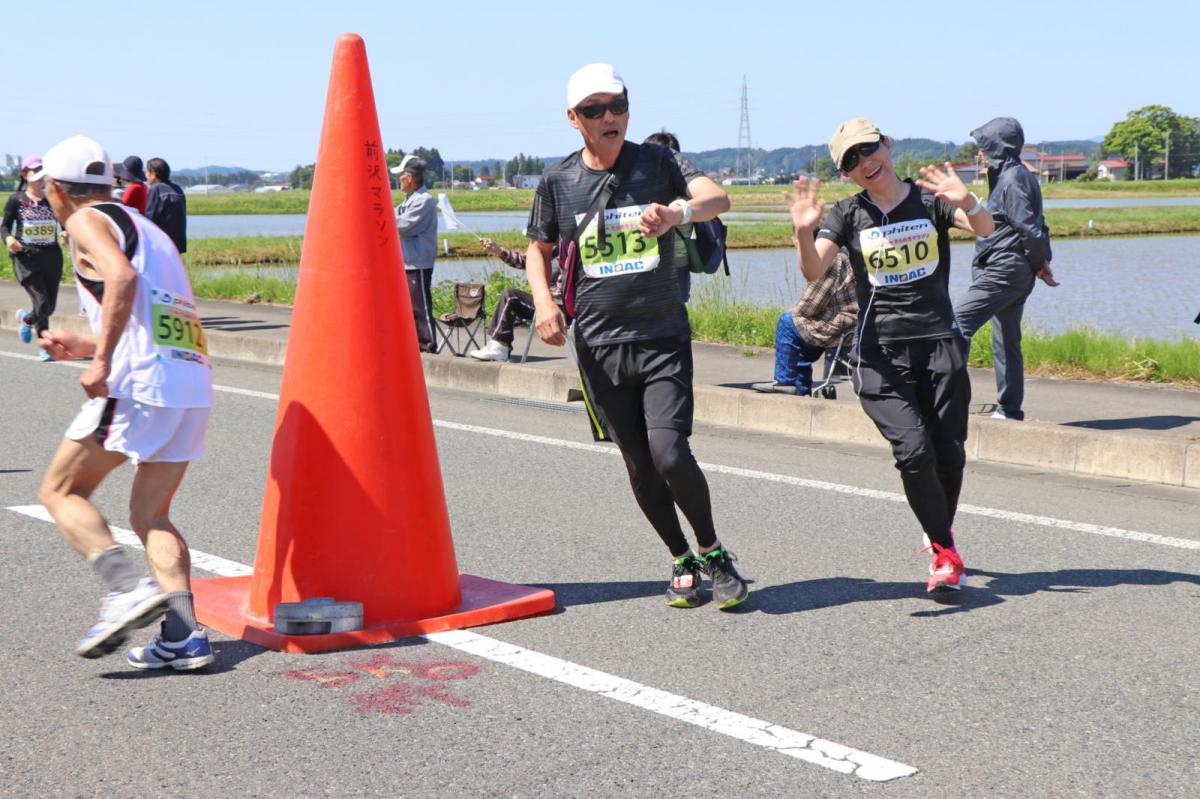 いわて奥州きらめきマラソン2018 フルマラソン5・37.5km給水/10km折り返し 2018/05/20
