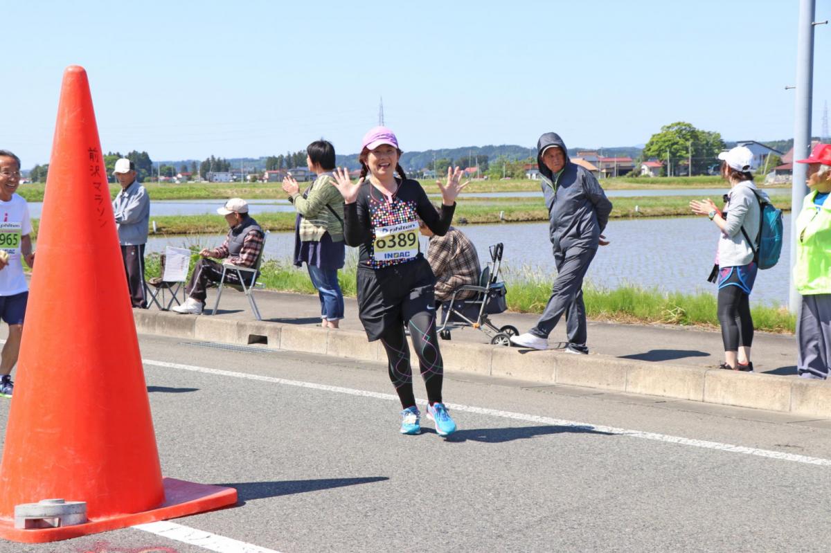 いわて奥州きらめきマラソン2018 フルマラソン5・37.5km給水/10km折り返し 2018/05/20