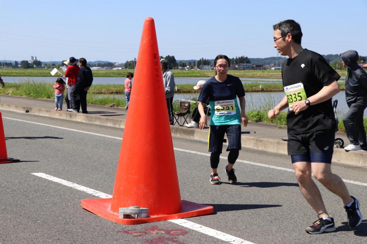 いわて奥州きらめきマラソン2018 フルマラソン5・37.5km給水/10km折り返し 2018/05/20