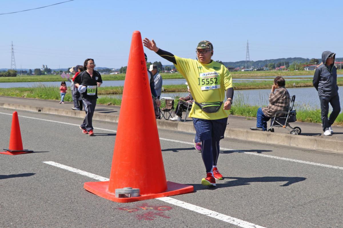 いわて奥州きらめきマラソン2018 フルマラソン5・37.5km給水/10km折り返し 2018/05/20