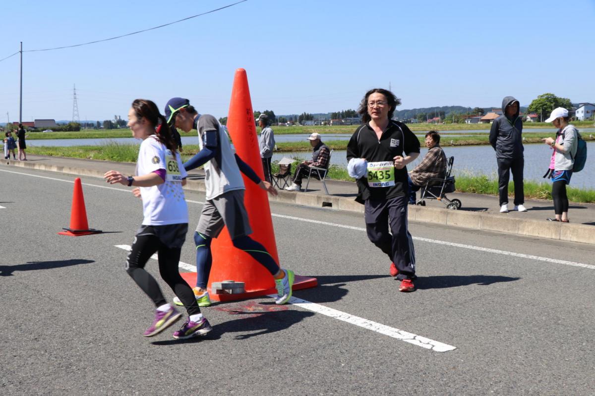 いわて奥州きらめきマラソン2018 フルマラソン5・37.5km給水/10km折り返し 2018/05/20