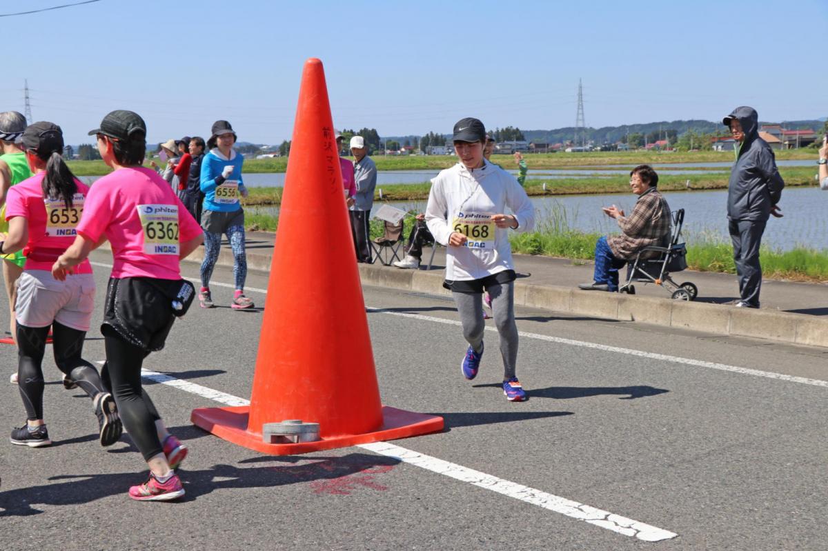 いわて奥州きらめきマラソン2018 フルマラソン5・37.5km給水/10km折り返し 2018/05/20