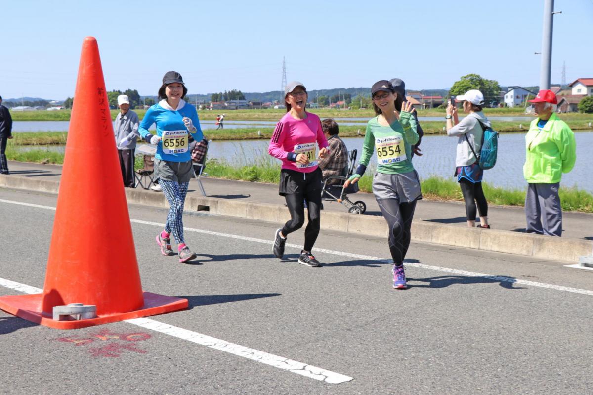 いわて奥州きらめきマラソン2018 フルマラソン5・37.5km給水/10km折り返し 2018/05/20