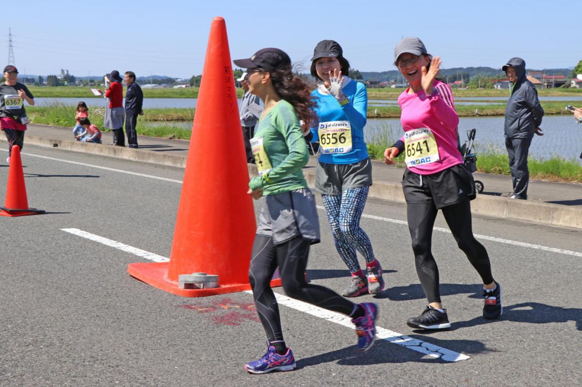 いわて奥州きらめきマラソン2018 フルマラソン5・37.5km給水/10km折り返し 2018/05/20