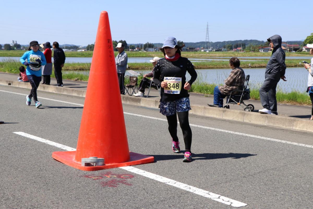 いわて奥州きらめきマラソン2018 フルマラソン5・37.5km給水/10km折り返し 2018/05/20