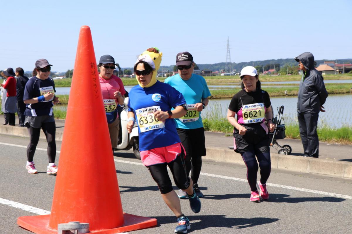 いわて奥州きらめきマラソン2018 フルマラソン5・37.5km給水/10km折り返し 2018/05/20