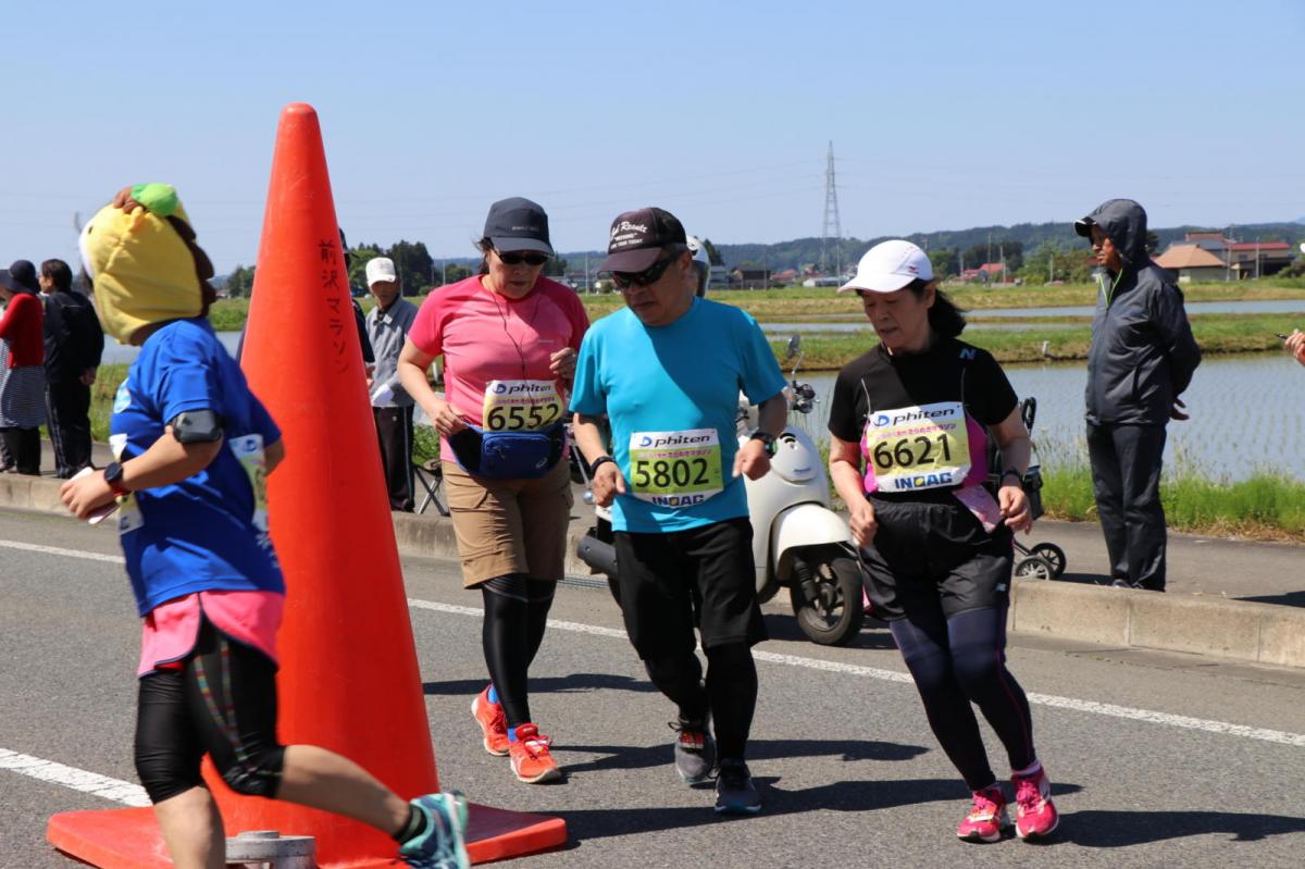 いわて奥州きらめきマラソン2018 フルマラソン5・37.5km給水/10km折り返し 2018/05/20