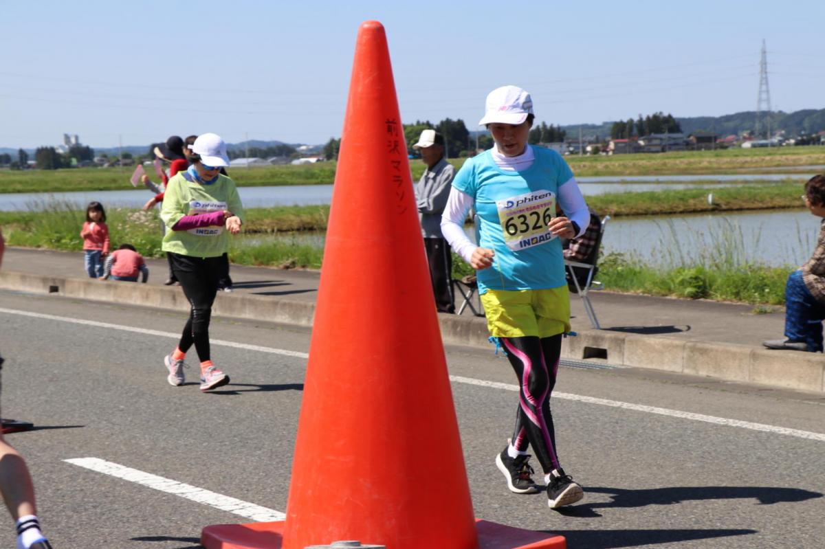 いわて奥州きらめきマラソン2018 フルマラソン5・37.5km給水/10km折り返し 2018/05/20