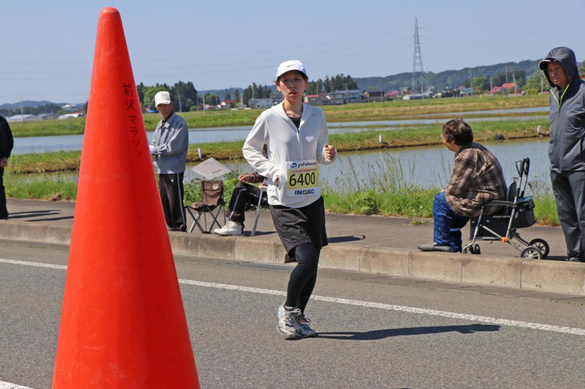 いわて奥州きらめきマラソン2018 フルマラソン5・37.5km給水/10km折り返し 2018/05/20