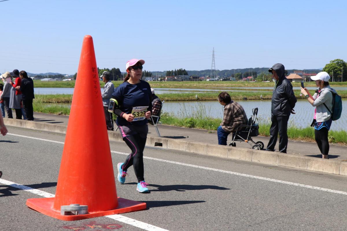 いわて奥州きらめきマラソン2018 フルマラソン5・37.5km給水/10km折り返し 2018/05/20