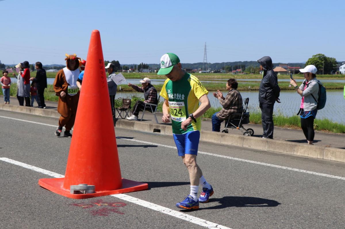 いわて奥州きらめきマラソン2018 フルマラソン5・37.5km給水/10km折り返し 2018/05/20