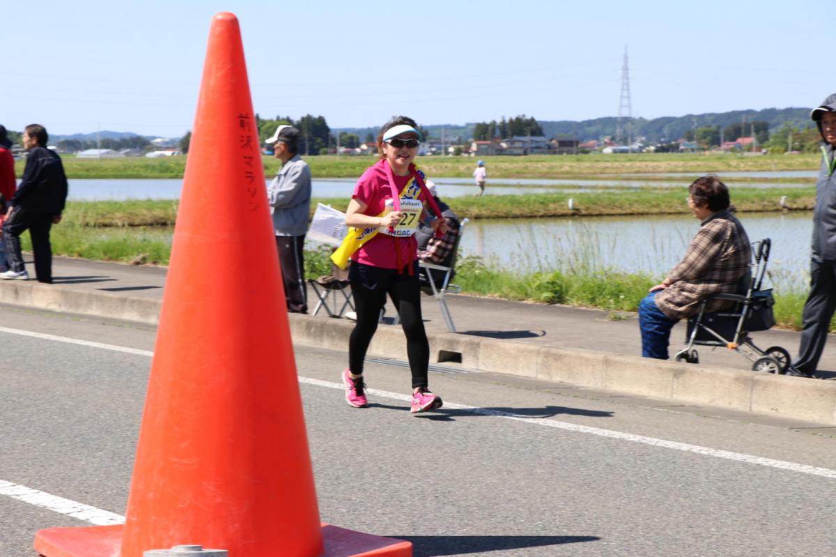 いわて奥州きらめきマラソン2018 フルマラソン5・37.5km給水/10km折り返し 2018/05/20