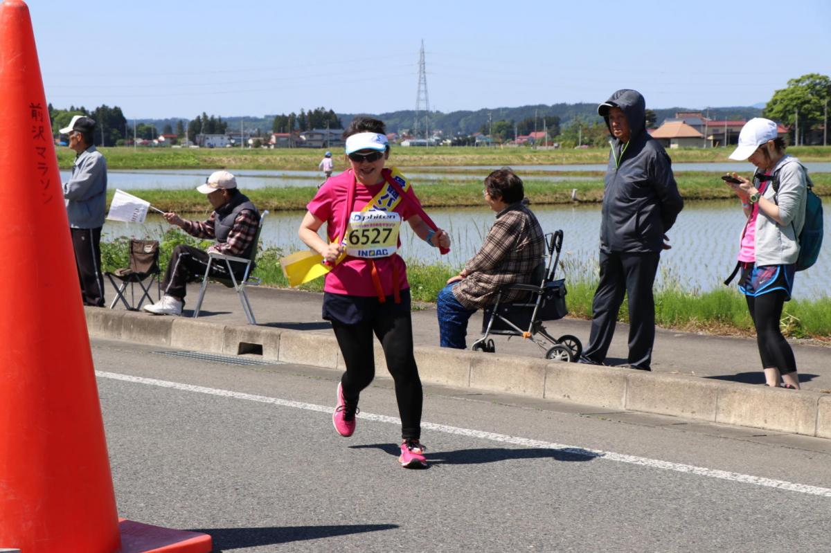 いわて奥州きらめきマラソン2018 フルマラソン5・37.5km給水/10km折り返し 2018/05/20