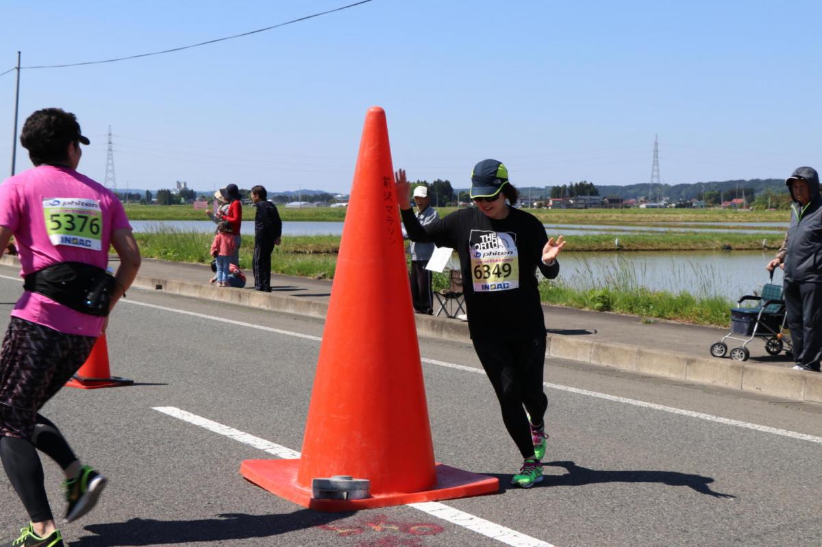 いわて奥州きらめきマラソン2018 フルマラソン5・37.5km給水/10km折り返し 2018/05/20